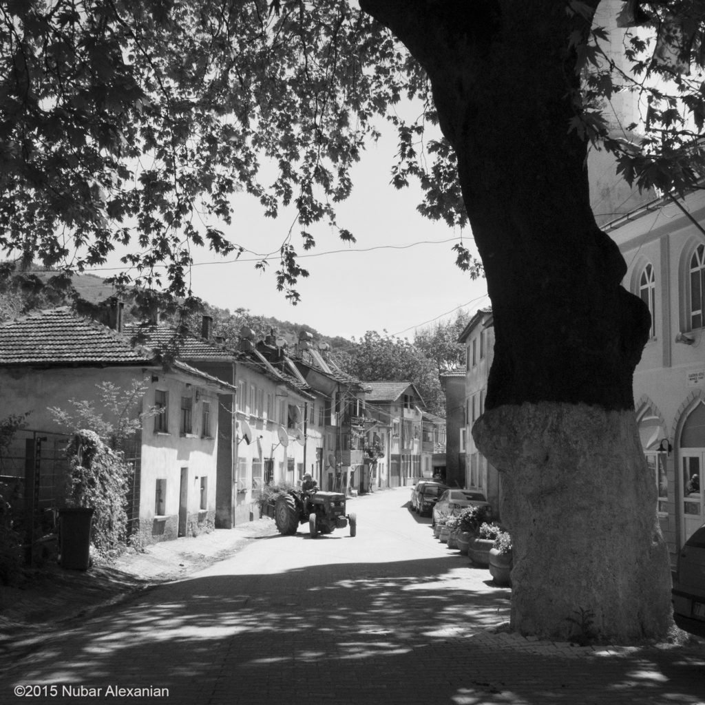 The village of Chengiler in Yalova Province where Nubar Alexanian’s grandmother was deported with her family in 1917. (Photo: Nubar Alexanian)