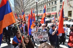 Armenians around the world commemorated the Armenian Genocide on April 24, and demanded an end to Turkey's denial.