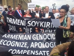 The Armenian Genocide was commemorated on April 24 at Istanbul’s Hayderpasha train station. (Photo: Hrant Kasparyan)