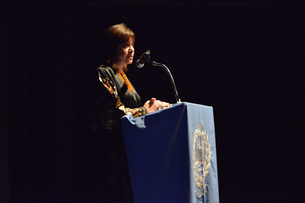Nora Armani, mistress of ceremonies, delivering her welcoming remarks. (Photo: ZENPROIMAGE)