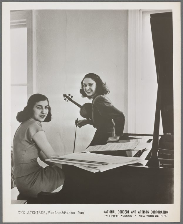 Anahid and her sister were equally known for their interpretations of the standard classical repertoire.