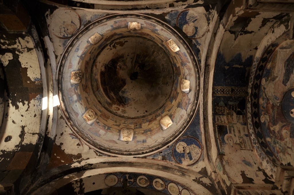 Detail, central dome and frescoes, Church of Saint Gregory of Tigran Honents, Ani (Photo: Rupen Janbazian)
