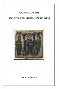 Cover of volume 24 of the Journal of the Society for Armenian Studies