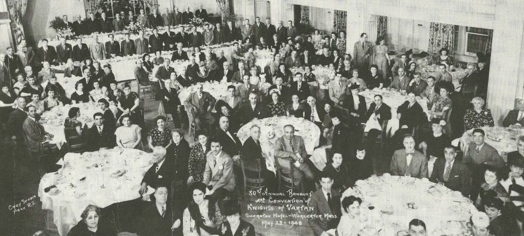 The 30th annual banquet and convention of the Knights of Vartan  in Worcester, 1948