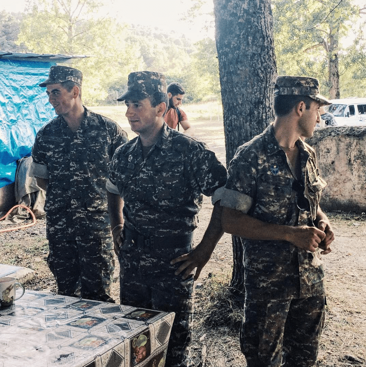 NKR Servicemen in Shushi (Photo: Araz Chiloyan)