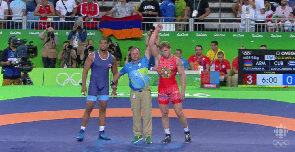 Artur Aleksanyan after his gold medal win