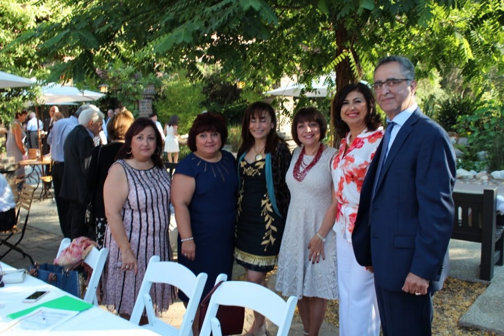 Some of the Haigazian University alumni attending the event