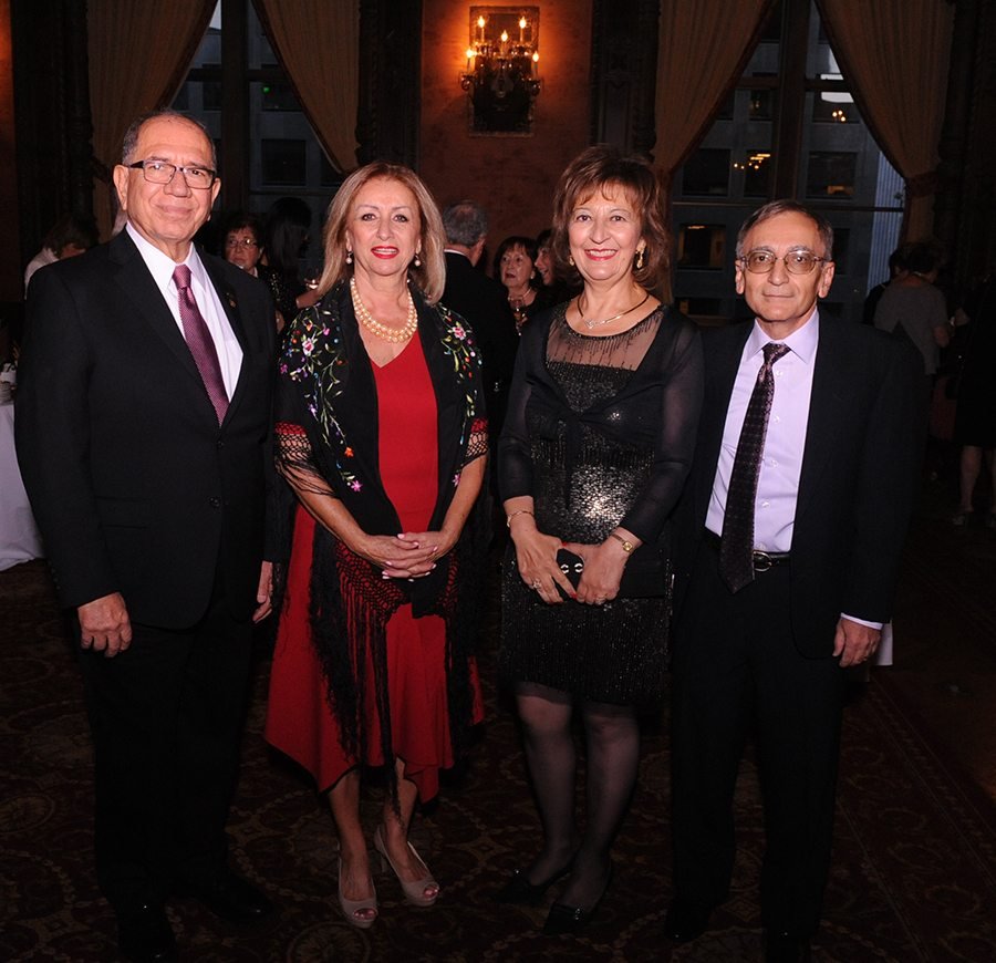Zaven and Sona Khanjian, with $1 million donors, Drs. Ani andNazareth Darakjian