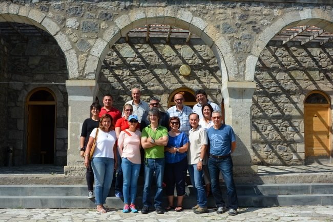Board members, supporters and staff in Kashatagh, Artsakh (Photo: Tufenkian Foundation)