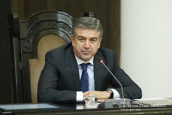Karapetyan addressing the participants of the conference (Photo: gov.am)