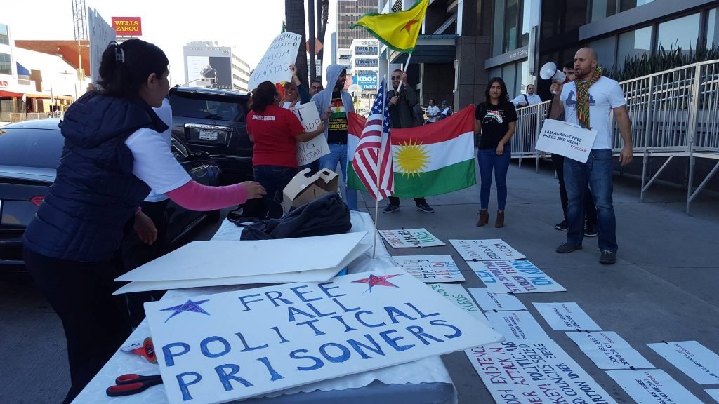 The Armenian community supported a protest at the Turkish Consulate General in Los Angeles on Nov. 18. (Photo: AYF-WUS)