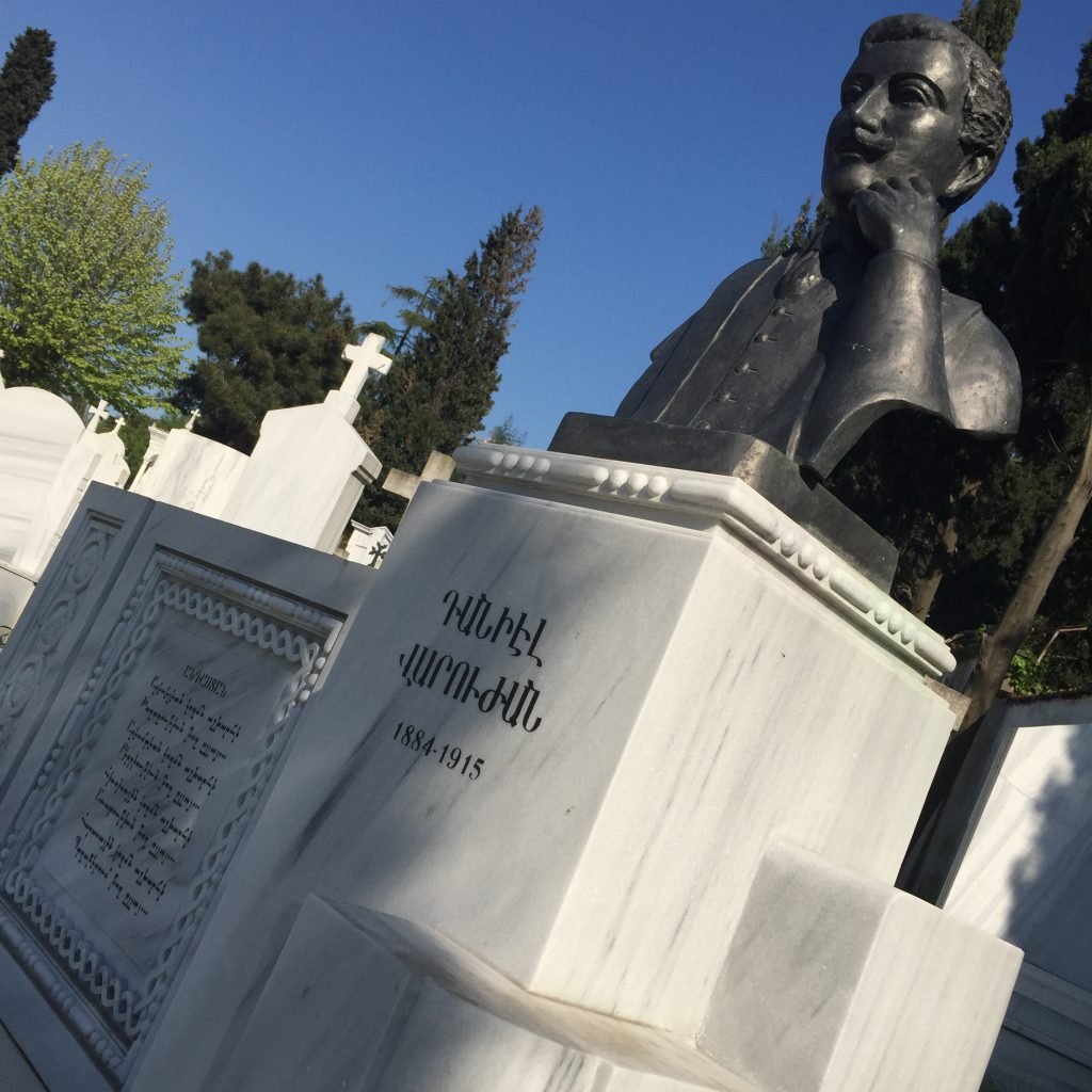 Daniel Varoujan's memorial in Istanbul (Photo: Rupen Janbazian)