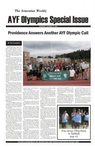The Armenian Weekly - 2012 AYF Olympics Special Insert 